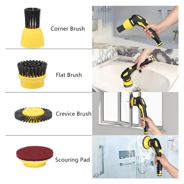 Rechargeable Handheld Cleaning Brush(Model No.: 2621E) - Image 4