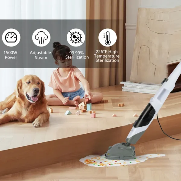 High-Performance 1300W Electric Steam Mop (Model No.:7806 ) - Image 2