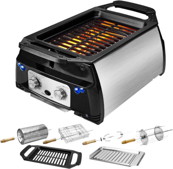 Smokeless Infrared Rotisserie Grill (Model No.: 2098) - Image 3
