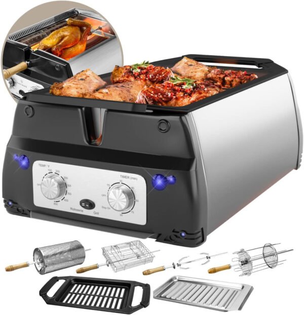 Smokeless Infrared Rotisserie Grill (Model No.: 2098) - Image 2