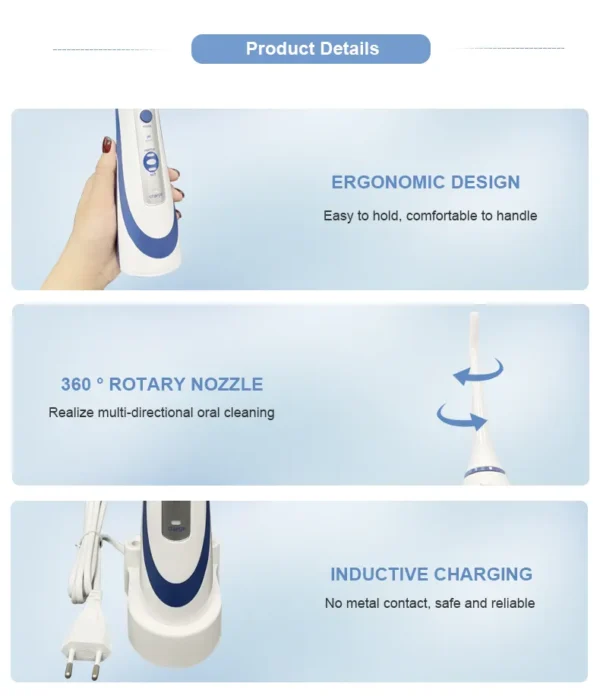Portable Water Flosser & Oral Irrigator (Model No.:1611) - Image 6