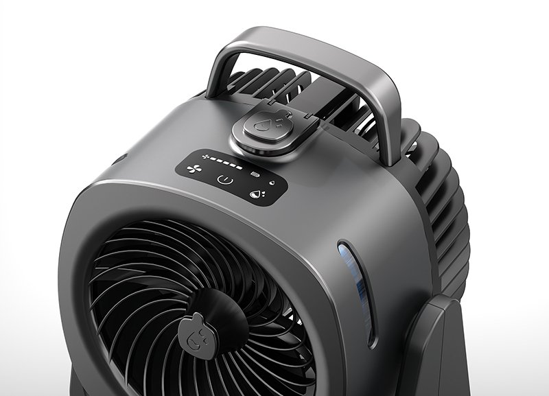 Premium Portable Cooling Fan with Mist Function (Model No.:2609 ) - Image 4