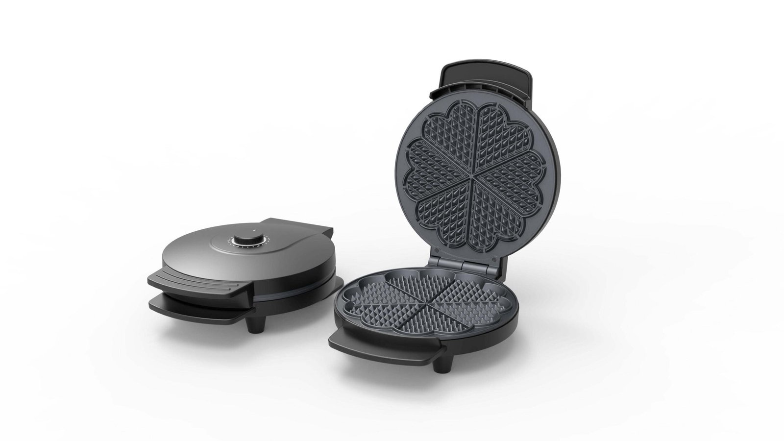 Premium Electric Single Waffle Maker (Model No.:3026) - Image 4
