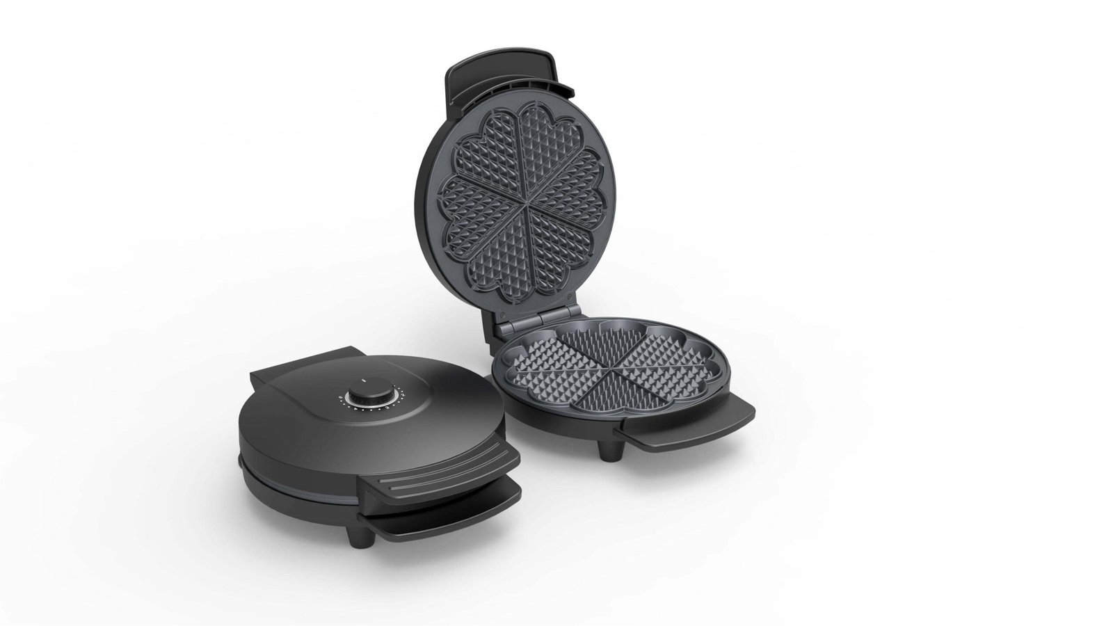 Premium Electric Single Waffle Maker (Model No.:3026) - Image 5