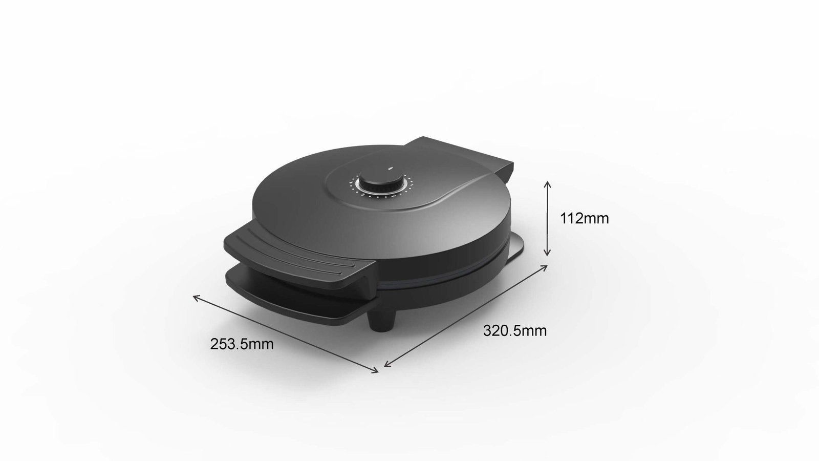 Premium Electric Single Waffle Maker (Model No.:3026) - Image 6